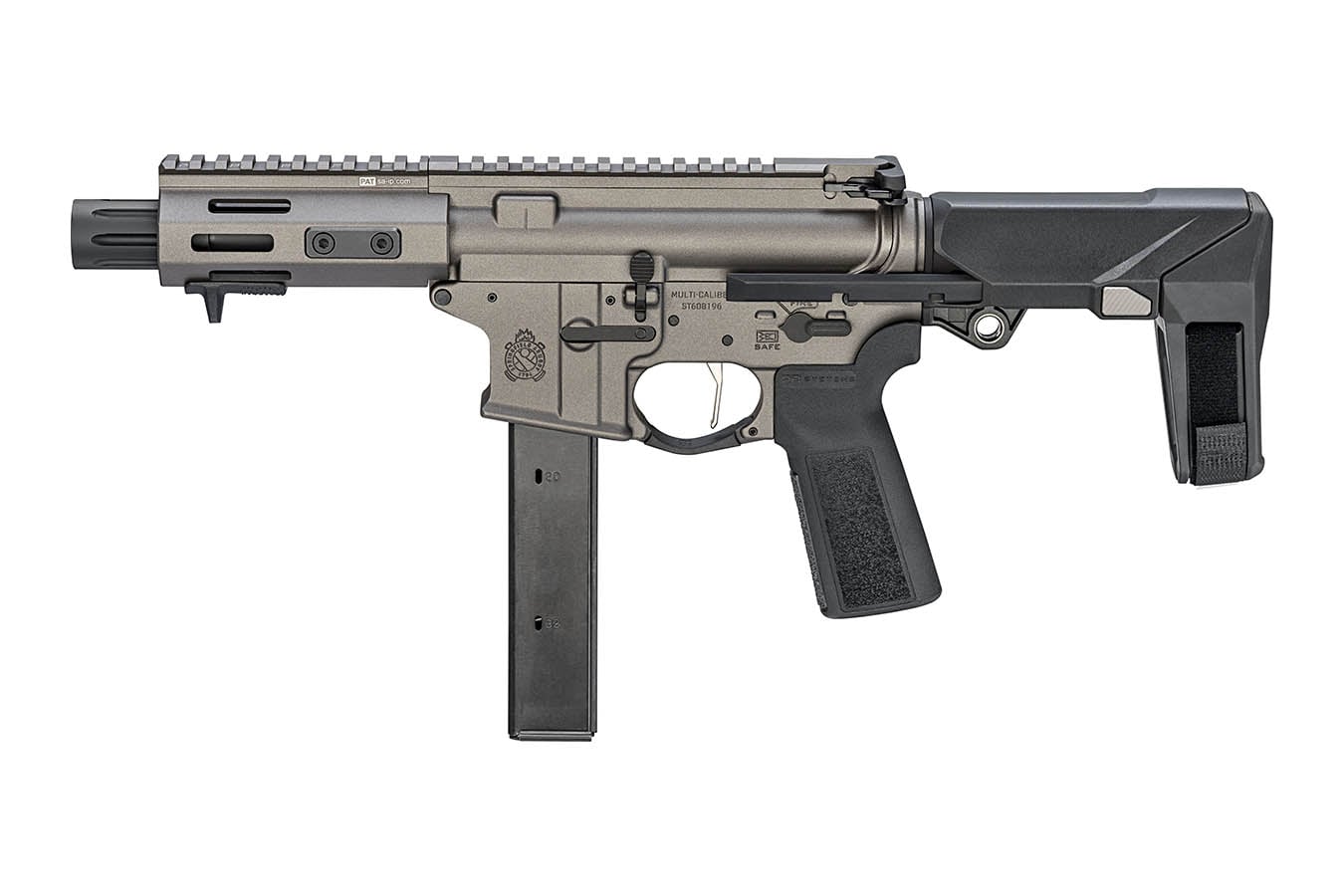 Springfield SAINT Victor 9mm Firstline PDW with 5.5 Inch Barrel and SB Tactical HBPDW Brace